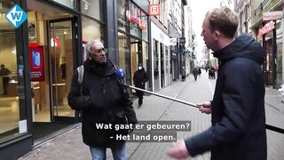 Straatvraag: Nederland weer open, hoe blij is Den Haag? - OMROEP WEST