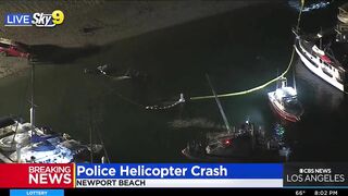 Huntington Beach Police Helicopter Crashes Into Newport Beach Waters