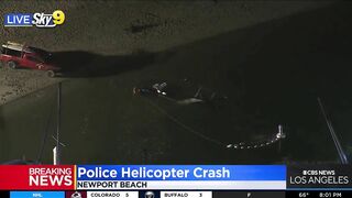 Huntington Beach Police Helicopter Crashes Into Newport Beach Waters