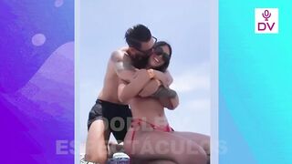 MELISSA PAREDES MUESTRA TODO EN PLAYA CON DIMINUTO BIKINI Y ANTHONY LA GRABA EN DISFUERZOS “MI TODO”