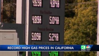 Californians opting to travel less this holiday weekend as gas prices hit record high