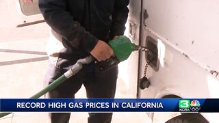 Californians opting to travel less this holiday weekend as gas prices hit record high