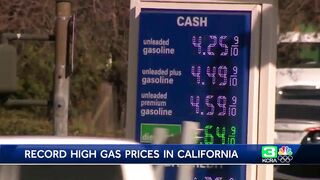 Californians opting to travel less this holiday weekend as gas prices hit record high