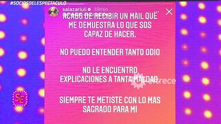 La desesperación de Luli Salazar en sus posteos de Instagram contra una nueva traición de Redrado