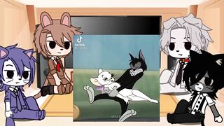 Tom and Jerry react to their Anime Version || part 3/3 || ⚠️BL/Boy's love TikTok videos fan arts ||