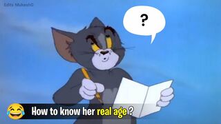How to know her real Age ? Funny Meme ~ Edits MukeshG