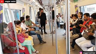 Funny Prank In Metro????। Epic Public Reaction????। Sagar Saini