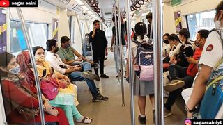 Funny Prank In Metro????। Epic Public Reaction????। Sagar Saini