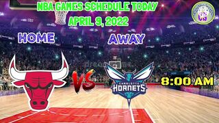 NBA STANDINGS TODAY | NBA GAMES SCHEDULE TODAY APRIL 9, 2022 | NBA GAMES TODAY | NBA SEASON 2021-22