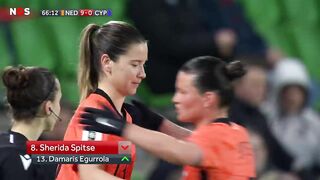Hoppaaa, 12-0 voor Oranje, Miedema scoort 6x! | Samenvatting Nederland – Cyprus | WK-kwalificatie
