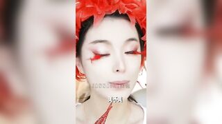 ~[ASMR] Chinese Girl traditional Makeup ASMR Compilation????抖音中国女孩化妆ASMR汇编❤️ #asmr #satisfying #makeup