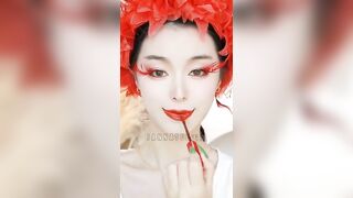 ~[ASMR] Chinese Girl traditional Makeup ASMR Compilation????抖音中国女孩化妆ASMR汇编❤️ #asmr #satisfying #makeup