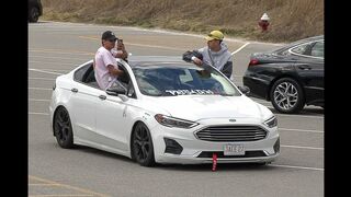 ***  WATCH  ***  A few “knuckleheads” ruin otherwise orderly car meet at Kalmus Beach...