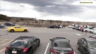 ***  WATCH  ***  A few “knuckleheads” ruin otherwise orderly car meet at Kalmus Beach...