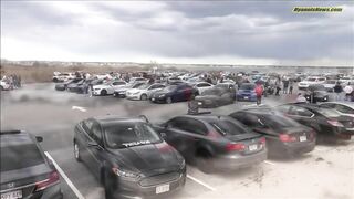 ***  WATCH  ***  A few “knuckleheads” ruin otherwise orderly car meet at Kalmus Beach...