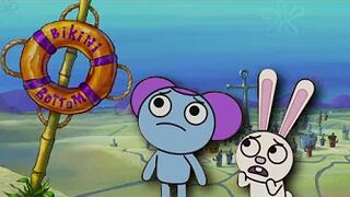 Pibby invades Bikini bottom