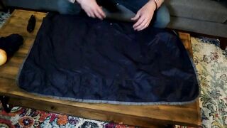 Gravel Layover Travel Blanket Review - Personal Puffy Blanket