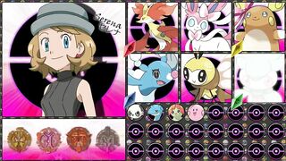 SERENA / セレナ  NEW!! POKEMON TEAM (IF SHE TRAVEL TO KANTO AND ALOLA REGION)