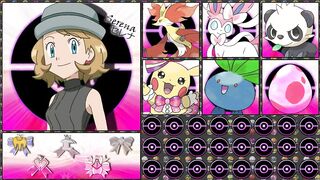 SERENA / セレナ  NEW!! POKEMON TEAM (IF SHE TRAVEL TO KANTO AND ALOLA REGION)