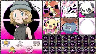 SERENA / セレナ  NEW!! POKEMON TEAM (IF SHE TRAVEL TO KANTO AND ALOLA REGION)