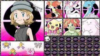 SERENA / セレナ  NEW!! POKEMON TEAM (IF SHE TRAVEL TO KANTO AND ALOLA REGION)