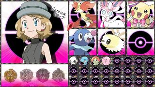 SERENA / セレナ  NEW!! POKEMON TEAM (IF SHE TRAVEL TO KANTO AND ALOLA REGION)