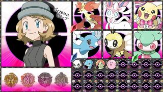 SERENA / セレナ  NEW!! POKEMON TEAM (IF SHE TRAVEL TO KANTO AND ALOLA REGION)