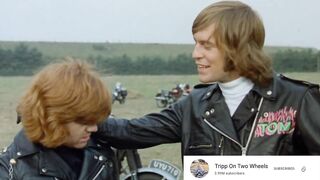 ZOMBIE BIKERS! Psychomania Movie Trailer - Crazed British motorcycle hoodlums on Triumph & BSA 1973