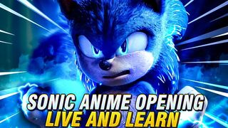 I gave the new Sonic movie anime opening music