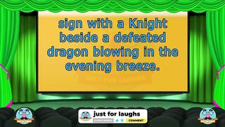 Funny jokes - A night with a knight