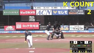 All 19 Strikeouts in Roki Sasaki's Perfect Game