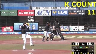 All 19 Strikeouts in Roki Sasaki's Perfect Game