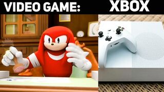 Knuckles Aprovando Video Games (VIDEO GAMES)