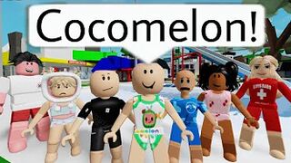 COCOMELON'S SWIMMING DISASTER | Funny Roblox Moments | Brookhaven ????RP
