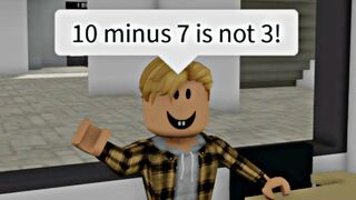 When your math is advanced (meme) ROBLOX