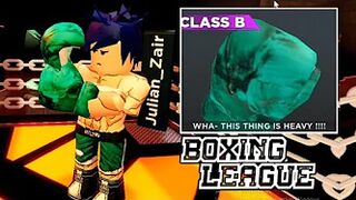 Boxing League, los guantes esmeralda "Emerald Gloves" ROBLOX