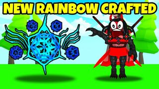 I CRAFTED The NEW Rainbow Soul of Ice in Roblox Clicker Simulator