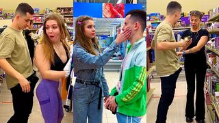 big size prank best girls reactions funny video Qylek pt 11????#shorts #qylek #tiktok