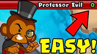 How to Beat The NEW Professor Evil Challenge in BTD Battles | Week 15