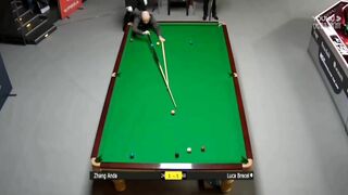 strange snooker bank shot in snooker history. a strange snooker double compilation #fluke #snooker