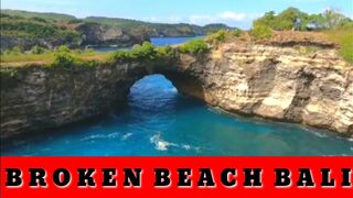 Panoramic Beauty of Broken Beach Nusa Penida Bali