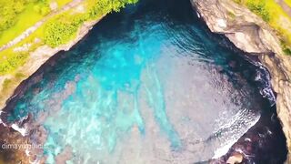 Panoramic Beauty of Broken Beach Nusa Penida Bali