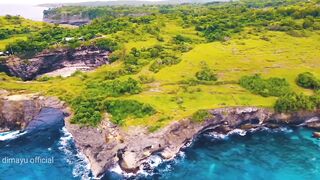 Panoramic Beauty of Broken Beach Nusa Penida Bali