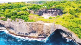 Panoramic Beauty of Broken Beach Nusa Penida Bali