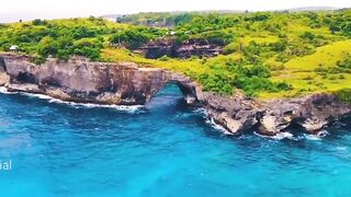 Panoramic Beauty of Broken Beach Nusa Penida Bali