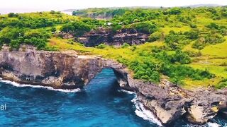 Panoramic Beauty of Broken Beach Nusa Penida Bali