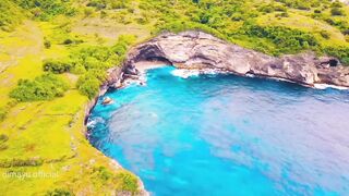 Panoramic Beauty of Broken Beach Nusa Penida Bali