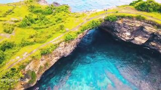 Panoramic Beauty of Broken Beach Nusa Penida Bali