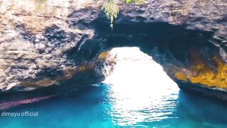 Panoramic Beauty of Broken Beach Nusa Penida Bali