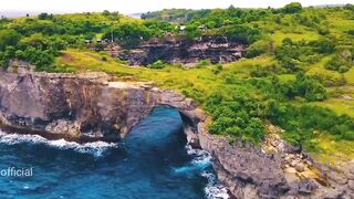 Panoramic Beauty of Broken Beach Nusa Penida Bali